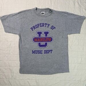 Vintage 1997 Barry Manilow "Property of Manilow U Music Dept" T-Shirt – XL
